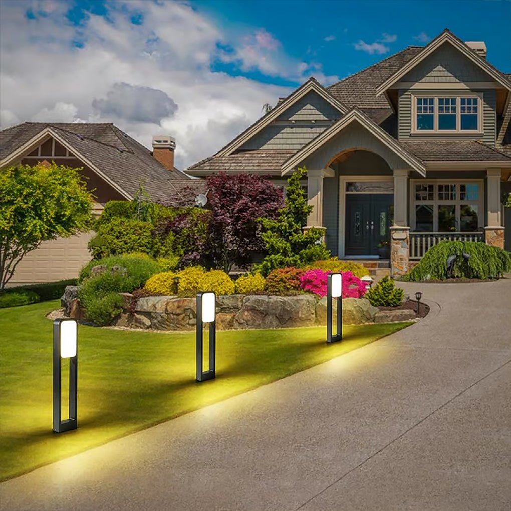 Big Square Panel COB LED Path Light Dual Front & Back Lighting - Lamp Outdoor