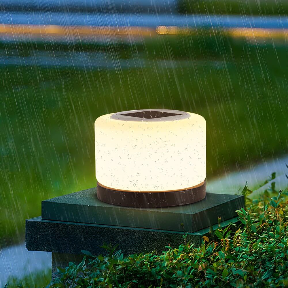 Modern 360° Illumination Cylindrical LED Dimmable Post Lamp for Pillar Tops - Lamp Outdoor