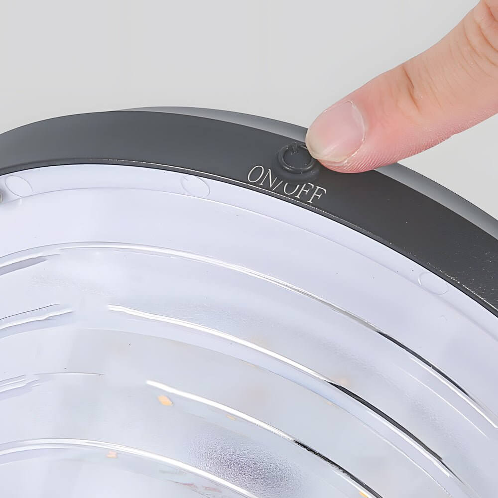 Modern Black LED Solar Pathway Lights 27.6-Inch High with Clear Frosted Lampshade - Lamp Outdoor