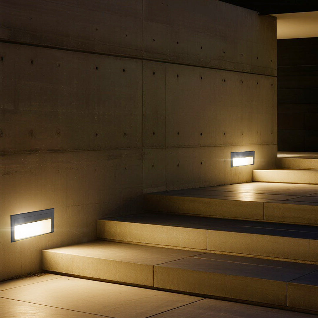 Square Recessed Step Lights Outdoor - Lamp Outdoor