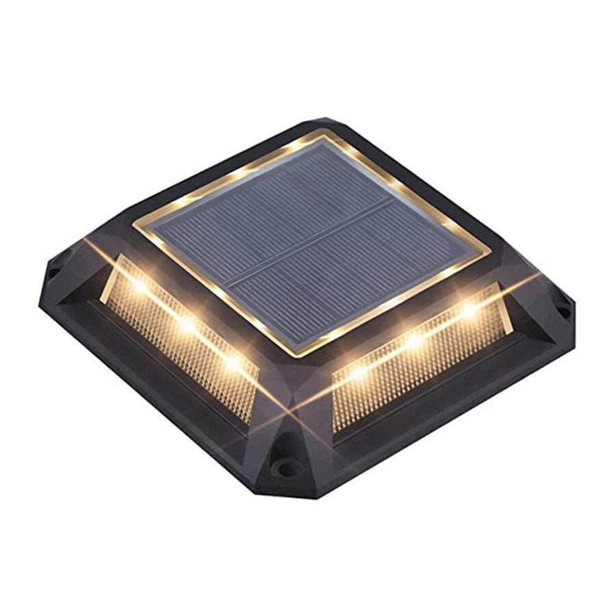 Modern Heavy-Duty Solar Deck Lights Waterproof LED Path Lighting - Lamp Outdoor