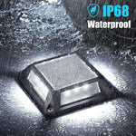 Modern Heavy-Duty Solar Deck Lights Waterproof LED Path Lighting - Lamp Outdoor