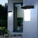 Modern LED Black Outdoor Solar Wall Lights with Motion Sensor - Lamp Outdoor