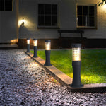 Modern Minimalist Aluminum Acrylic Outdoor Bollard Lights - Lamp Outdoor