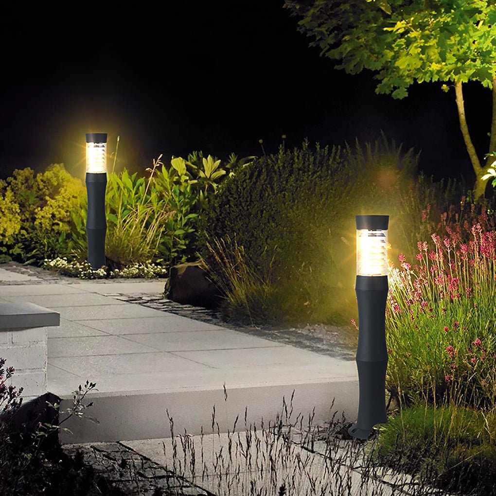 Modern Minimalist Aluminum Acrylic Outdoor Bollard Lights - Lamp Outdoor