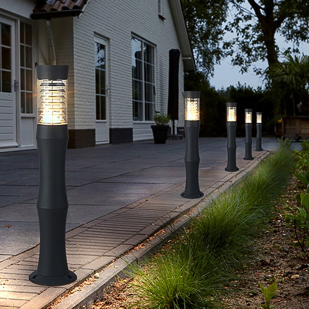Modern Minimalist Aluminum Acrylic Outdoor Bollard Lights - Lamp Outdoor