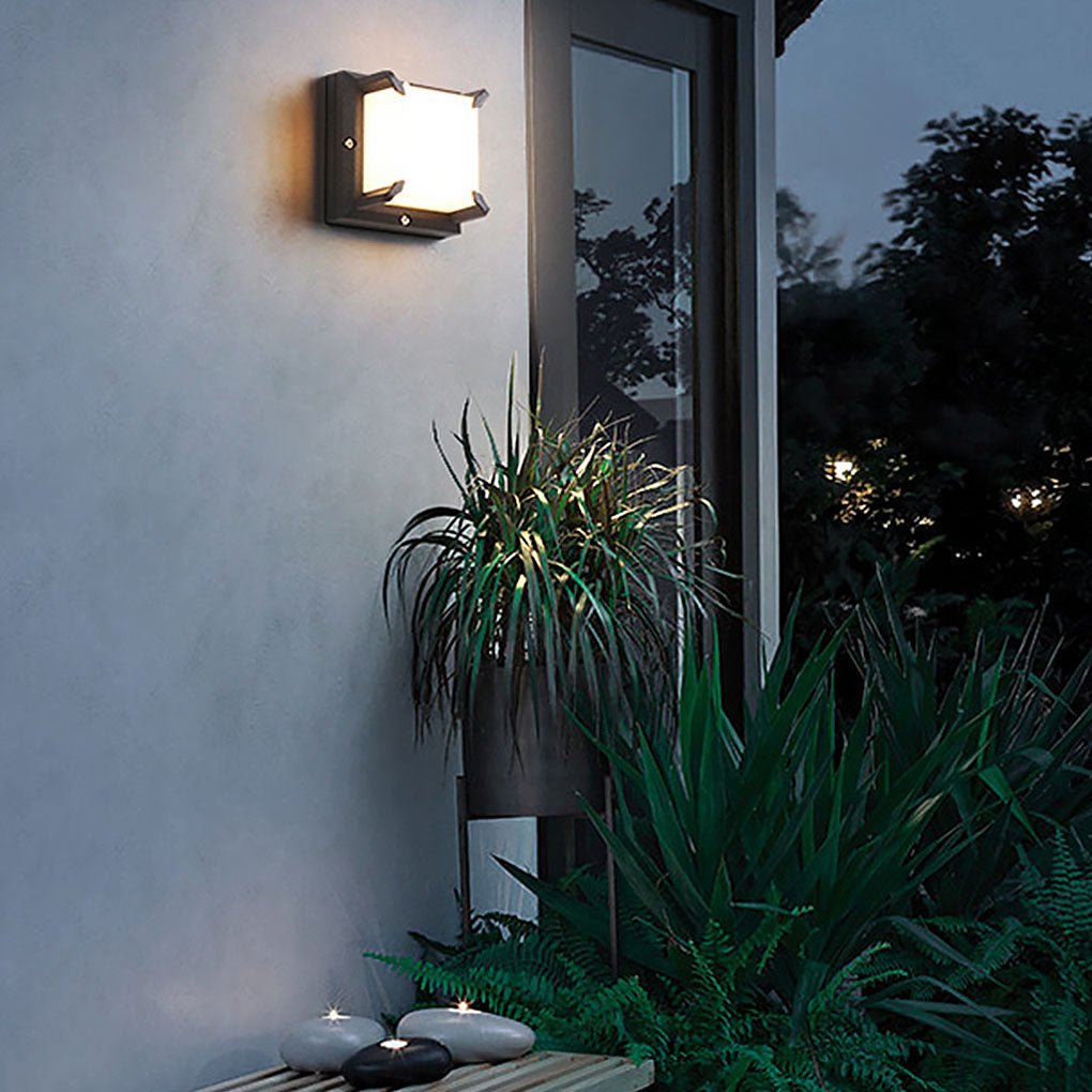 Modern Minimalist Outdoor Waterproof LED Wall Light for Patio Balcony Garden - Lamp Outdoor