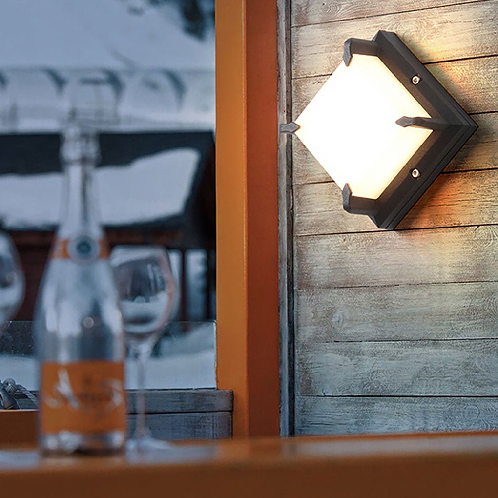 Modern Minimalist Outdoor Waterproof LED Wall Light for Patio Balcony Garden - Lamp Outdoor