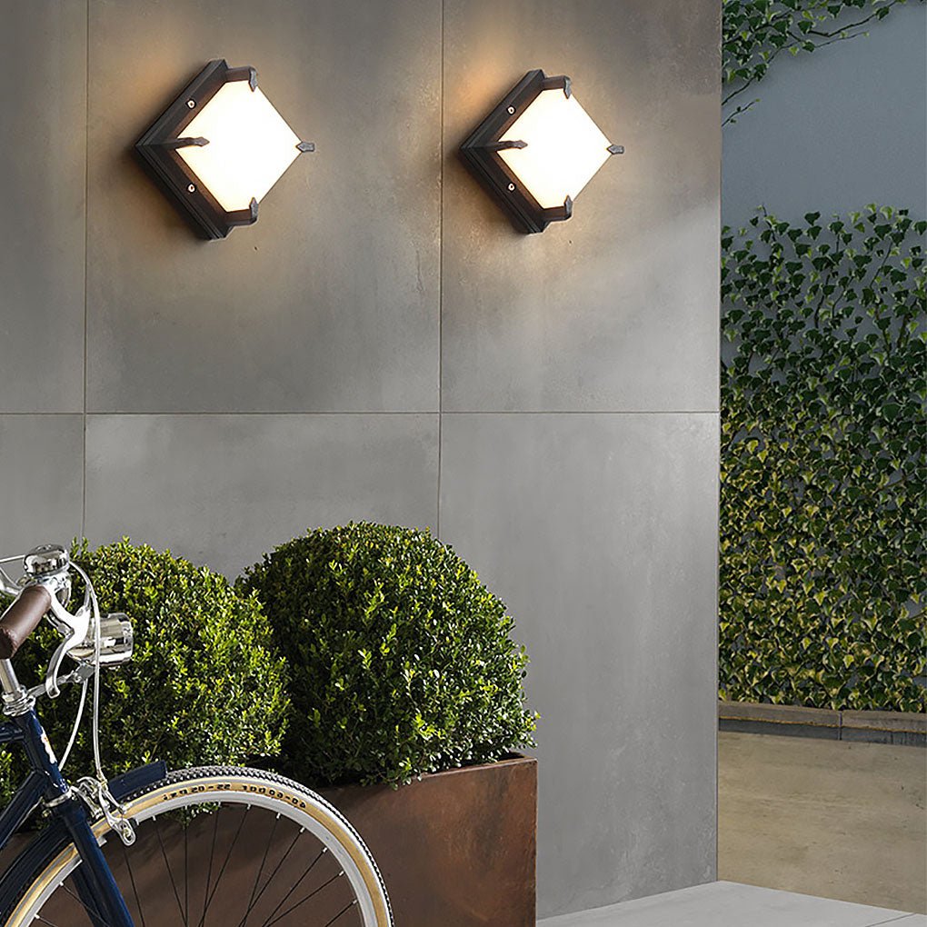 Modern Minimalist Outdoor Waterproof LED Wall Light for Patio Balcony Garden - Lamp Outdoor
