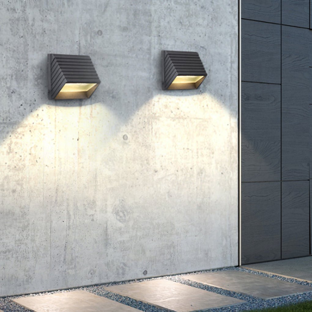 Modern Minimalist Outdoor Waterproof LED Wall Light for Villa Garden Balcony Stairs - Lamp Outdoor