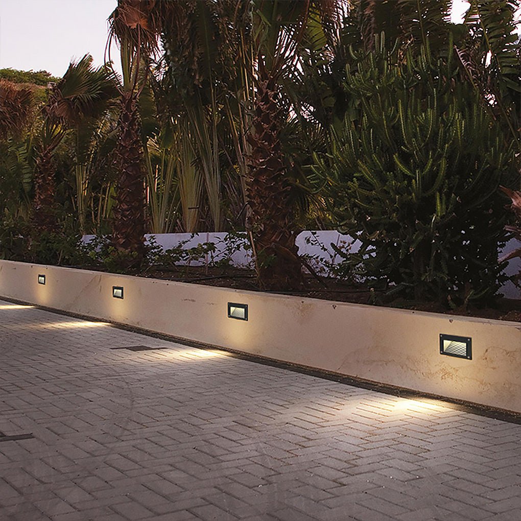 Modern Minimalist Waterproof Embedded Step Lights Wall Decorative Lamp for Outdoor Stairway - Lamp Outdoor