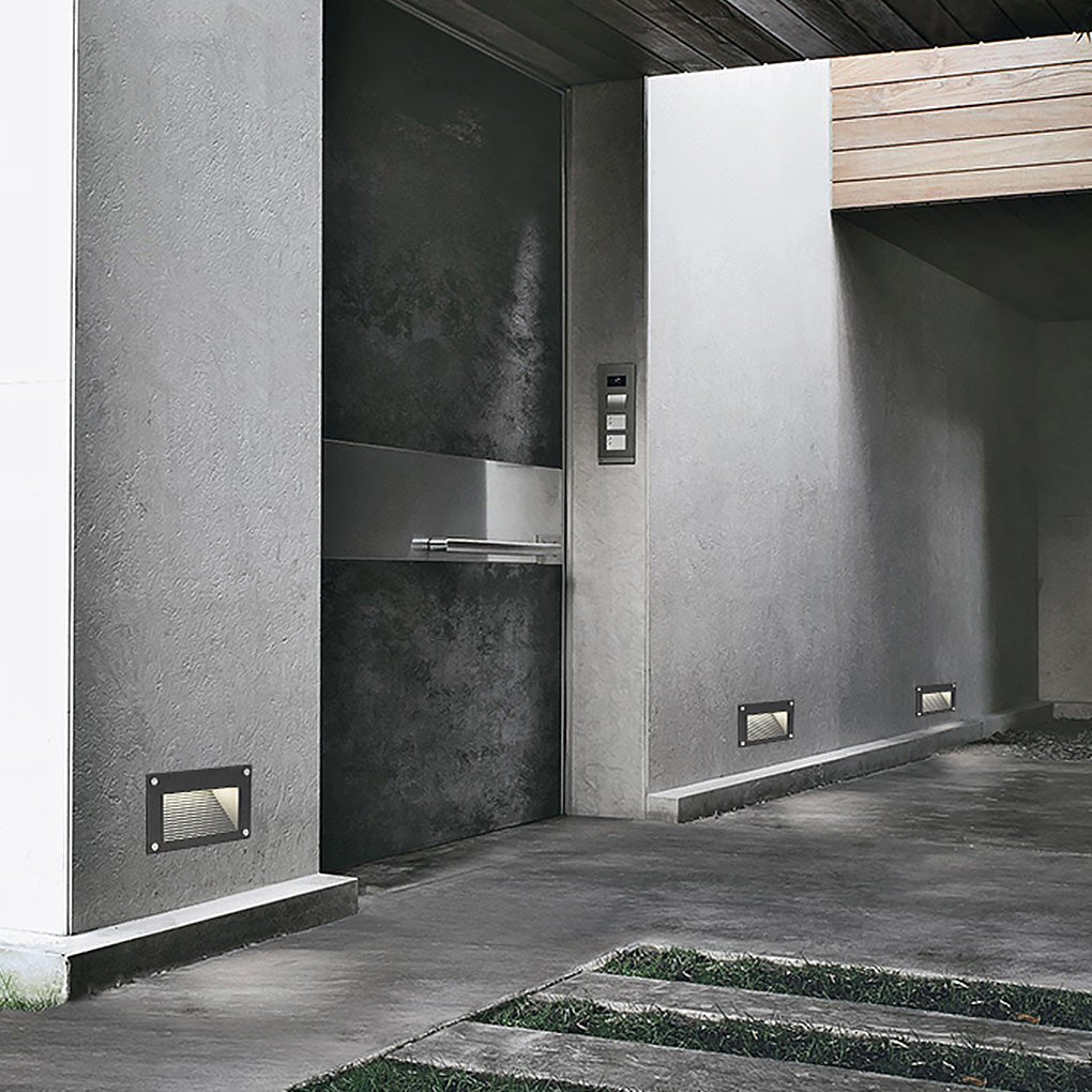 Modern Minimalist Waterproof Embedded Step Lights Wall Decorative Lamp for Outdoor Stairway - Lamp Outdoor
