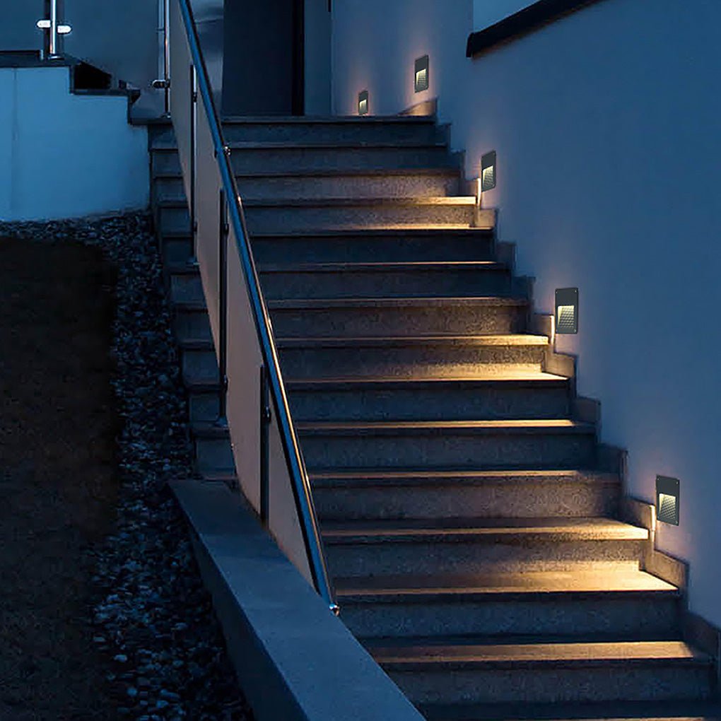 Modern Minimalist Waterproof Embedded Step Lights Wall Decorative Lamp for Outdoor Stairway - Lamp Outdoor