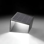 Unique Stainless Steel Artful Cube Outdoor Landscape Light Modern Geometric Illumination - Lamp Outdoor