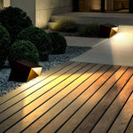 Unique Stainless Steel Artful Cube Outdoor Landscape Light Modern Geometric Illumination - Lamp Outdoor