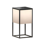 Square Solar Post Light with Acrylic Lampshade and Robust Stainless Steel Frame - Lamp Outdoor