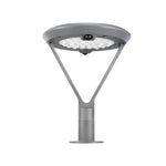 Modern Round Dual Motion Sensor LED Solar Post Lights - Outdoor Pillar Lamp - Lamp Outdoor