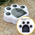 Modern Solar-Powered LED Animal Paw Lights Step Stairs Lighting - Lamp Outdoor