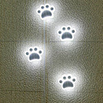 Modern Solar-Powered LED Animal Paw Lights Step Stairs Lighting - Lamp Outdoor