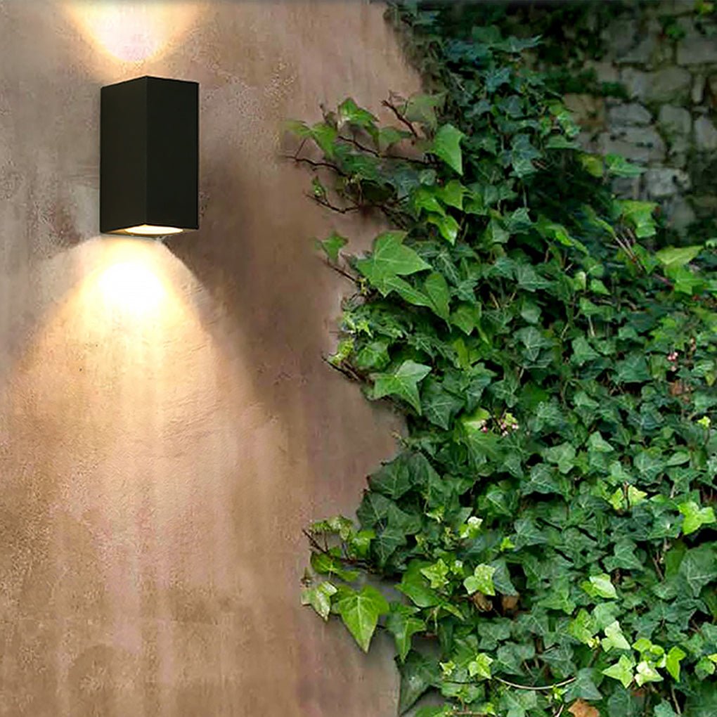 Modern Square Design Outdoor Waterproof Wall Light for Villa Courtyard Balcony - Lamp Outdoor