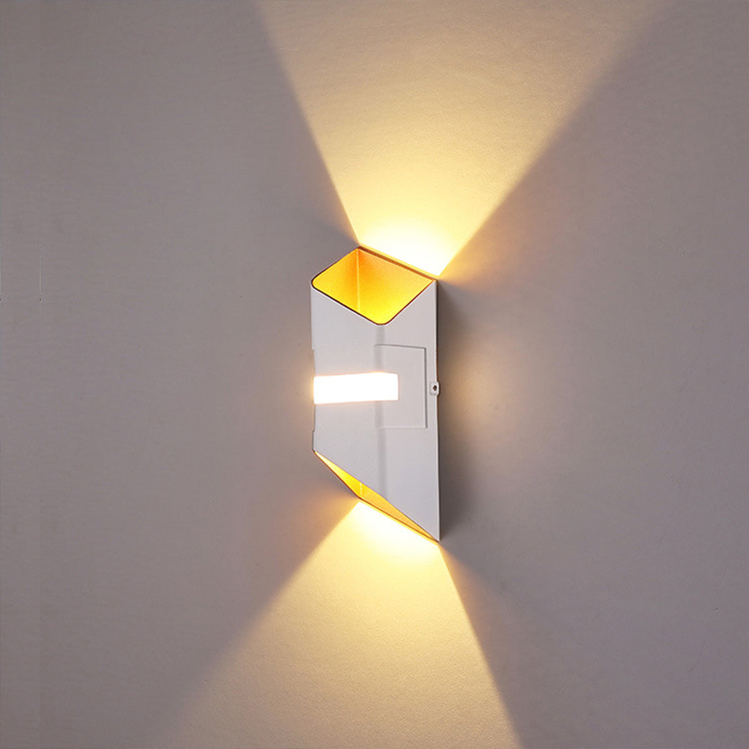 Square Tube LED Up And Down Outdoor Wall Lights - Lamp Outdoor