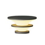 Waterproof Patio Pillar Lights Round Modern - Lamp Outdoor