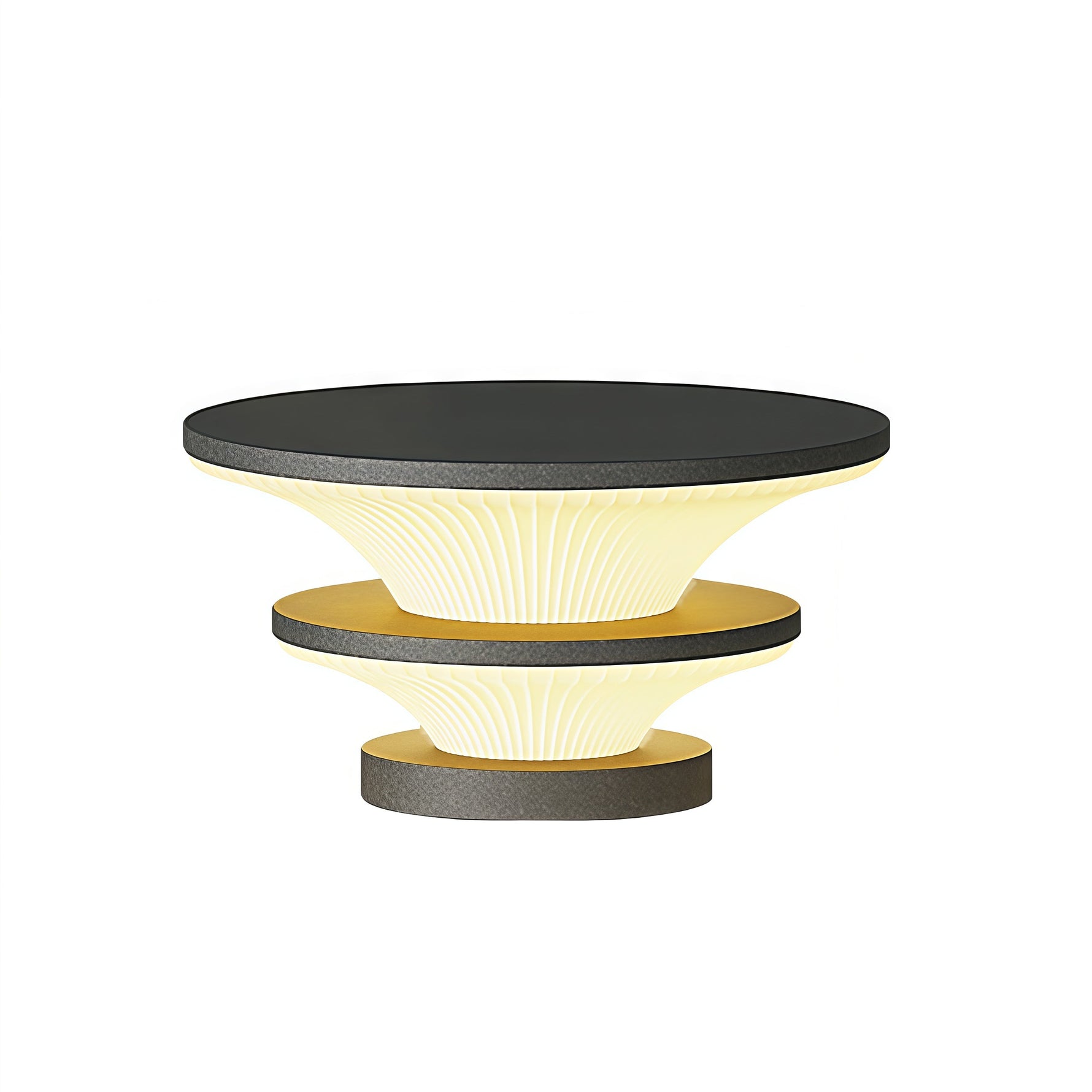 Waterproof Patio Pillar Lights Round Modern - Lamp Outdoor