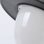 Minimalist Nordic Arc Arm LED Lawn Lamp Durable Outdoor Post Lighting - Lamp Outdoor