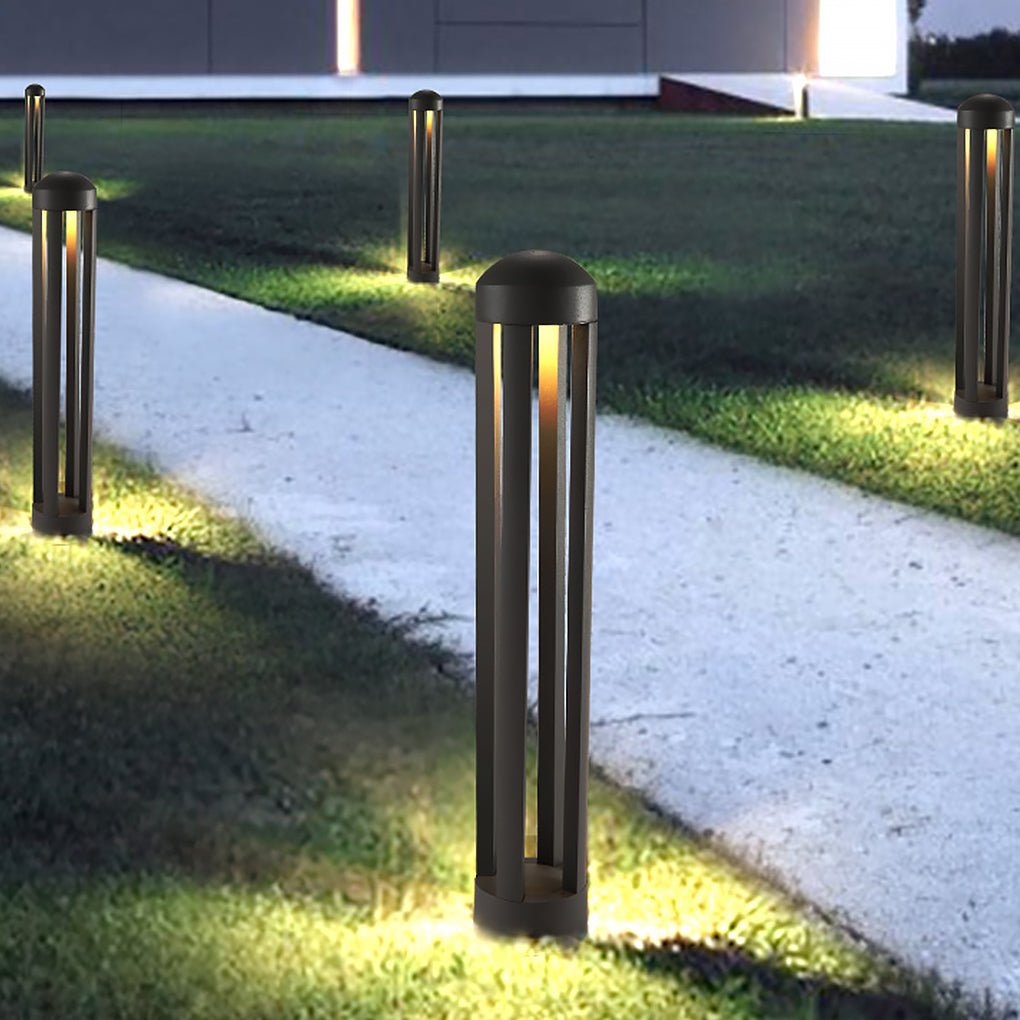 Nordic Minimalist Four Column LED Outdoor Landscape Light - Lamp Outdoor