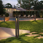Nordic Minimalist Four Column LED Outdoor Landscape Light - Lamp Outdoor