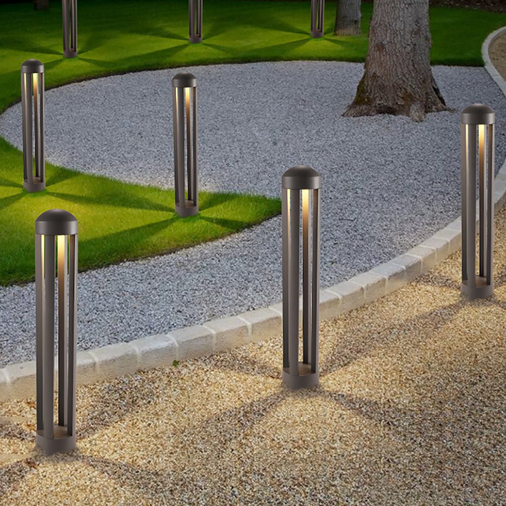 Nordic Minimalist Four Column LED Outdoor Landscape Light - Lamp Outdoor