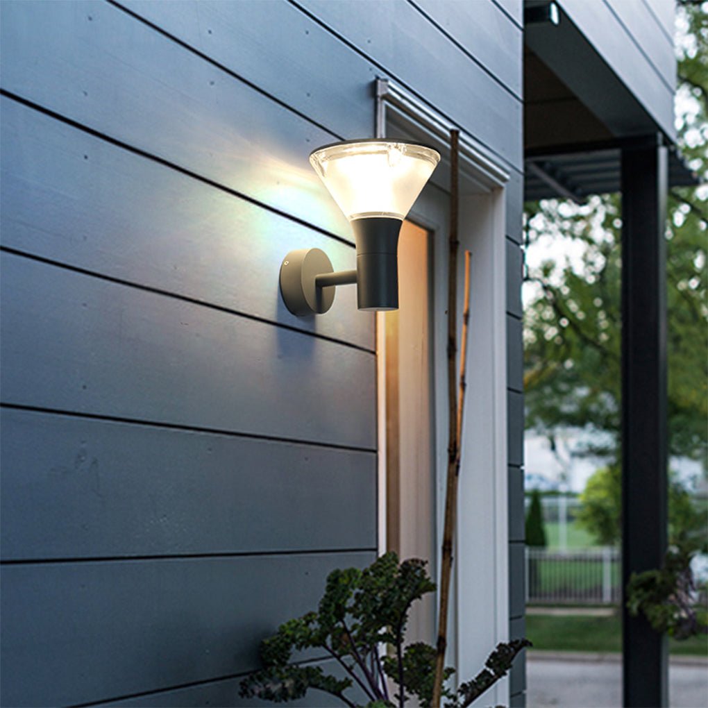 Versatile Round LED Nordic Outdoor Lighting - Wall or Post Lighting - Lamp Outdoor
