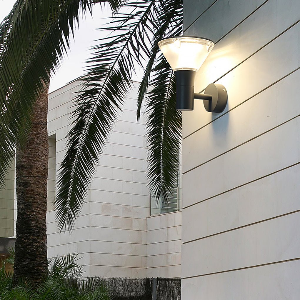 Versatile Round LED Nordic Outdoor Lighting - Wall or Post Lighting - Lamp Outdoor