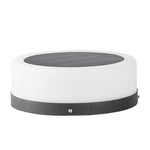 Round Acrylic Waterproof White LED Modern Solar Lights Outdoor Garden Lights - Lamp Outdoor