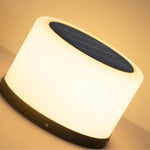 Round Acrylic Waterproof White LED Modern Solar Lights Outdoor Garden Lights - Lamp Outdoor