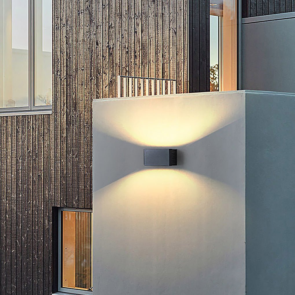 Rectangle LED Waterproof Nordic Up and Down Lights Outdoor Wall Lights Sconces - Lamp Outdoor