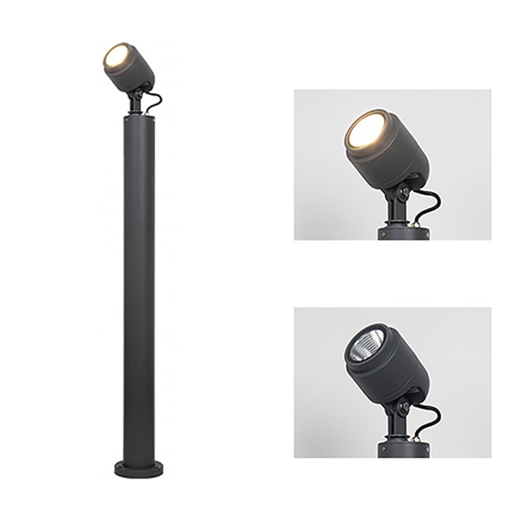 Nordic Minimalist Waterproof LED Spotlight on Post for Gardens - Lamp Outdoor