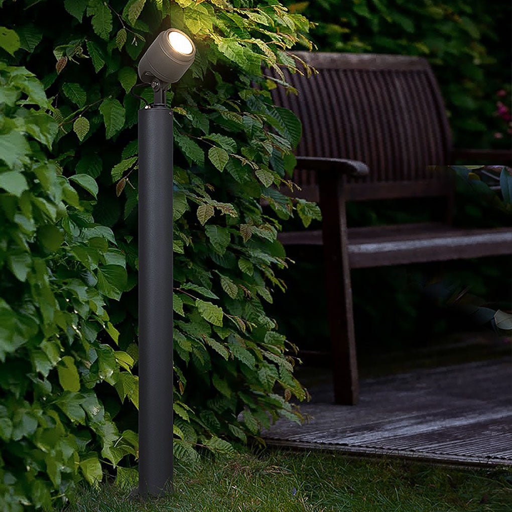 Nordic Minimalist Waterproof LED Spotlight on Post for Gardens - Lamp Outdoor