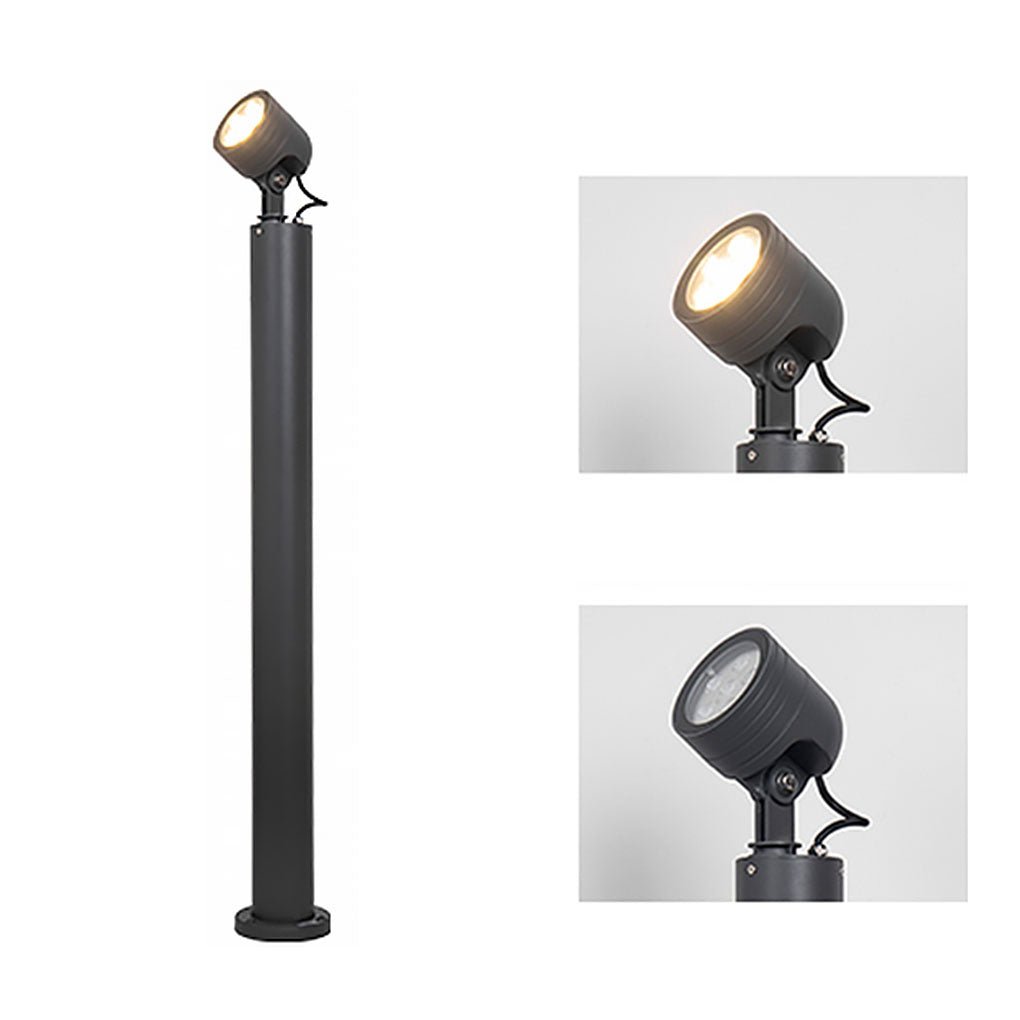 Nordic Minimalist Waterproof LED Spotlight on Post for Gardens - Lamp Outdoor