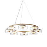 Aethera Circular Glass Chandelier - Lamp Outdoor