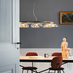 Aethera Circular Glass Chandelier - Lamp Outdoor