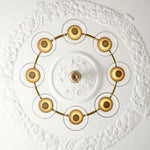 Aethera Circular Glass Chandelier - Lamp Outdoor