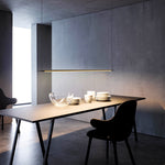 Zynar Minimalist Linear Pendant Light, Black - Lamp Outdoor