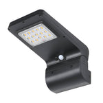Outdoor Black LED Solar Wall Lights - Lamp Outdoor