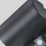 Outdoor Black LED Solar Wall Lights - Lamp Outdoor