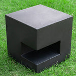 Sleek Square LED Black Outdoor Light - Lamp Outdoor