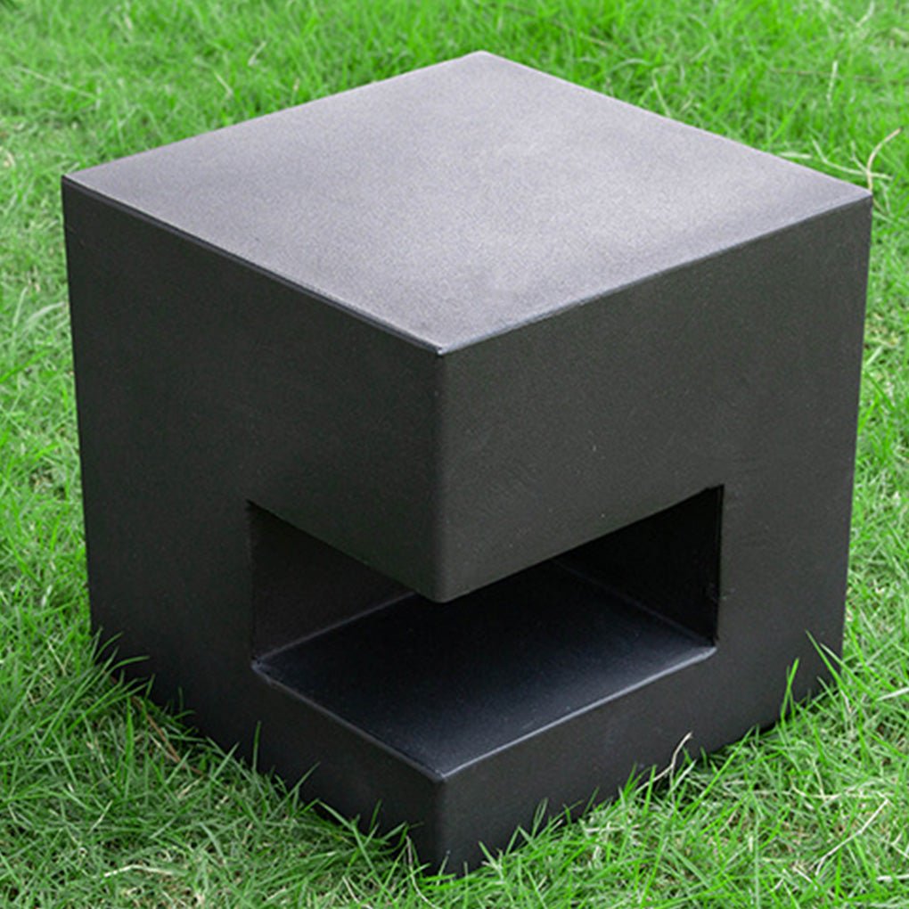 Sleek Square LED Black Outdoor Light - Lamp Outdoor