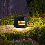 Sleek Square LED Black Outdoor Light - Lamp Outdoor