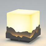 Outdoor Fence Post Light Solar Waterproof LED Mountains Peaks Landscape Decorative Lighting - Lamp Outdoor
