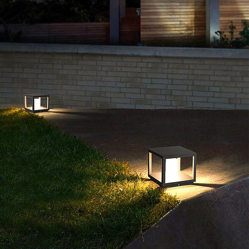 Outdoor Garden Decorative Waterproof LED Solar Landscape Lighting Lamp Post Lights - Lamp Outdoor